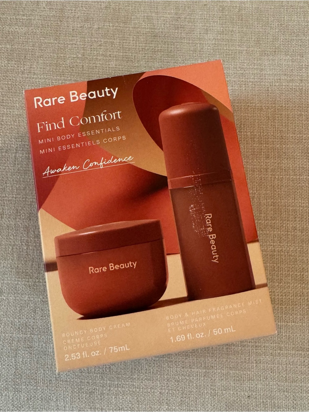 🌹 NIB Rare Beauty | Find Comfort Awaken Confidence Mini Body Set 🌹